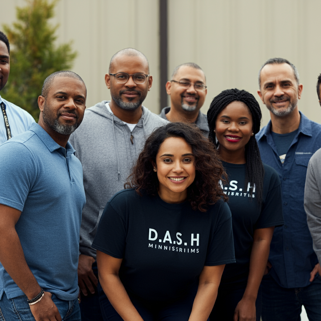 D.A.S.H. Ministries team at a local charity event